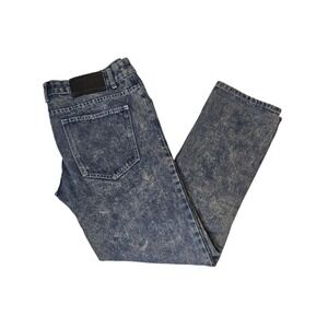 True Rock Jeans Mens 34 Blue Acid Wash Denim